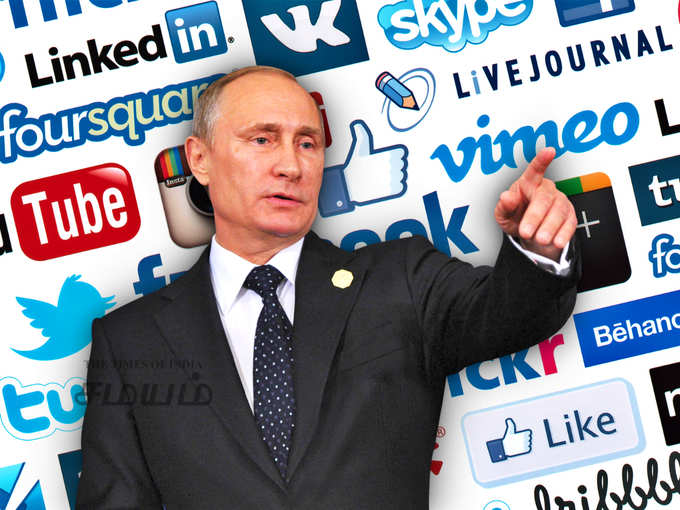 russia banned social media accounts.