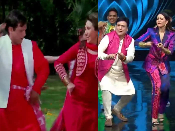 Govinda And Karishma Kapoor Dance On UP wala Thumka Song Watch Video