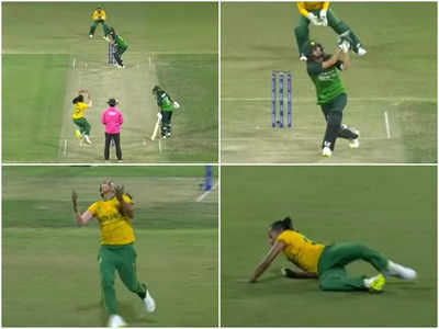 Womens World Cup: महिला वर्ल्ड कप में फील्डर ने लिया एक और कमाल का कैच, पाकिस्तान ने लगाई हार की हैट्रिक 