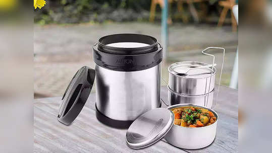 या insulated tiffin box मध्ये जेवण राहील गरम आणि ताजे