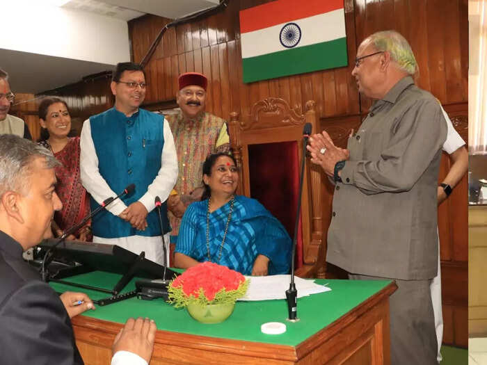 ritu khanduri bhushan: Ritu Khandoori Bhushan bani uttarakhand vidhansabha  ki pehli mahia speaker, nirvirodh chuni gayin- उत्तर प्रदेश विधानसभा में ऋतु  खंडूड़ी भूषण बनीं पहली महिला स्पीकर ...