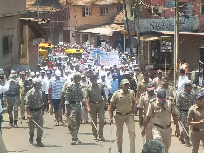 protest against oil refinery project in rajapur