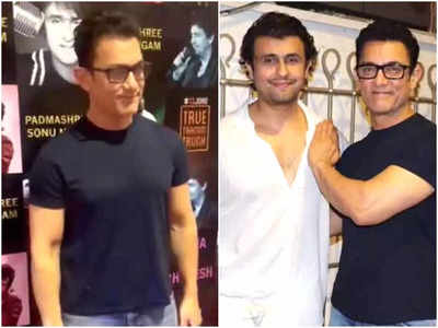 पद्म श्री मिलने के बाद Sonu Nigam ने दी पार्टी, Aamir Khan ने लूट ली महफिल, वीडियो हुआ वायरल 
