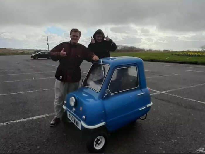 man drive the worlds smallest car and save a ton at the gas pump in sussex