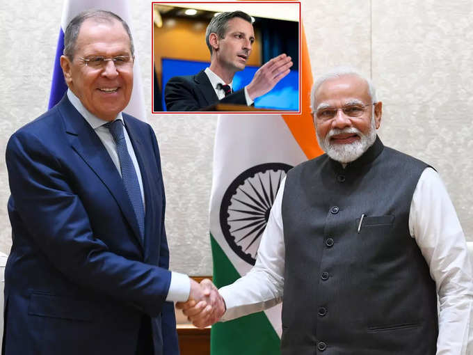 Narendra Modi Sargai Lavrov Meeting US State Department