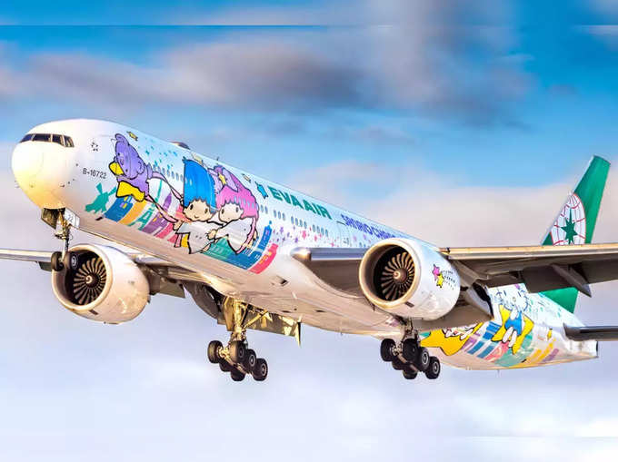 ईवा एयर हैलो किट्टी: हैलो किट्टी थीम - Hello kitty theme Airline