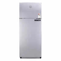 godrej double door 294 litres 3 star refrigerator steel rush rteonvalor310c35rcistrh