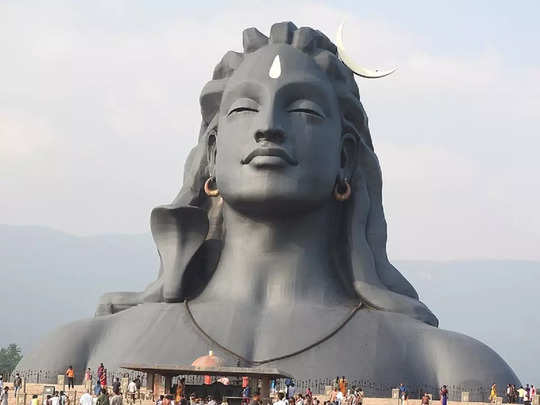 adiyogi shiva statue facts, पहली बार दुनिया में बनी है भगवान शिव के सिर्फ  चेहरे की 112 फीट की प्रतिमा, गिनीज बुक में भी दर्ज है ये नाम - facts about  adiyogi