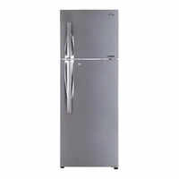 lg double door 335 litres 2 star refrigerator shiny steel gli372rpzy