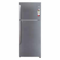 lg double door 471 litres 2 star refrigerator shiny steel glt502apzy