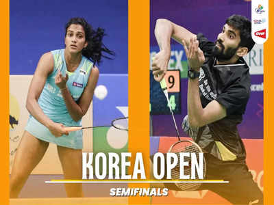 पीवी सिंधु और श्रीकांत कोरिया ओपन के सेमीफाइनल में हारे, खत्म हुई भारत की उम्मीदें 