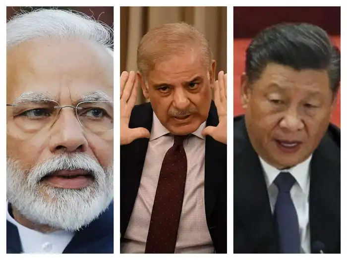 Narendra Modi, Shehbaz Sharid and Xi