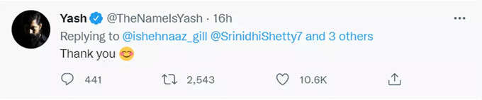 actor Yash reply to Shehnaaz