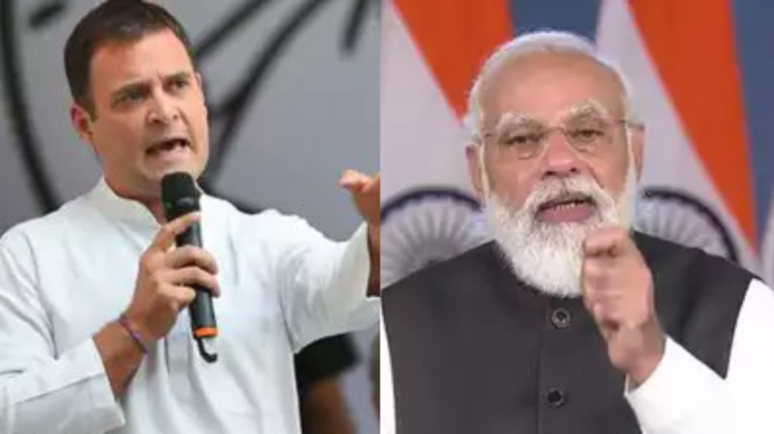 राहुल गांधी - पंतप्रधान नरेंद्र मोदी