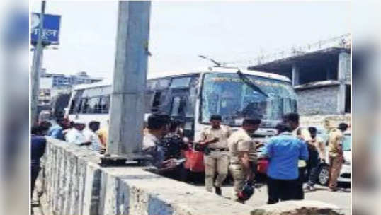 पुण्यात ब्रेक फेल झाल्याने एसटी बसची तब्बल ९ वाहनांना धडक; १ ठार, २ गंभीर