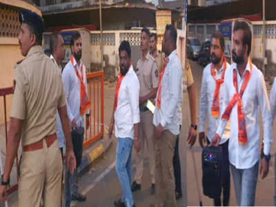 MNS: नवी मुंबईत मनसैनिक आक्रमक, मशिदीसमोर हनुमान चालीसा पठण, पोलिसांकडून अटक 