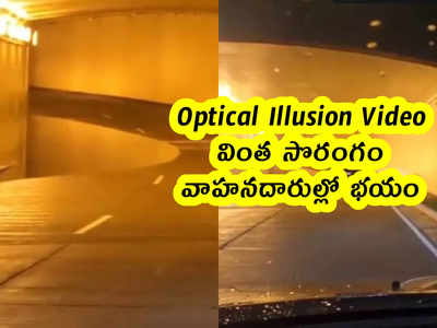 Optical Illusion Video: వింత సొరంగం.. వాహనదారుల్లో భయం 