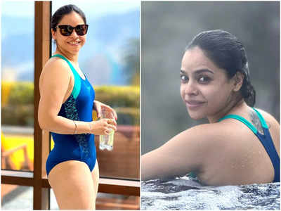 तपती गर्मी में कपिल शर्मा की ऑनस्क्रीन वाइफ Sumona Chakravarti ने बढ़ाया इंटरनेट का पारा, Swimsuit पहन पूल में उतरीं 