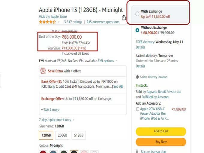 iphone 13 amazon offer