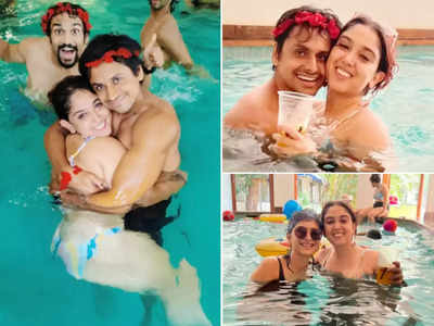 बर्थडे पर Bikini में Ira Khan, साथ में मां Reena Dutta और Kiran Rao भी, पूल में सबने सपरिवार लगाई डुबकी 