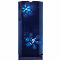 godrej single door 210 litres 3 star refrigerator zen blue 52141501sd02341