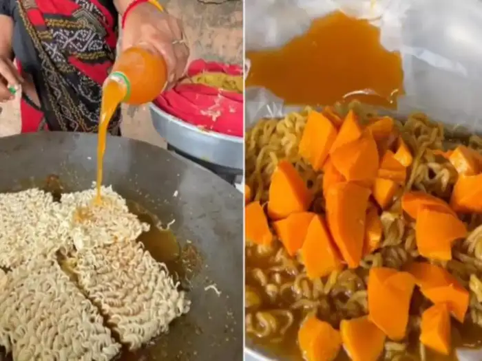 mango maggi video goes viral people are angry after watch this mango maggi video goes viral people are angry after watch this