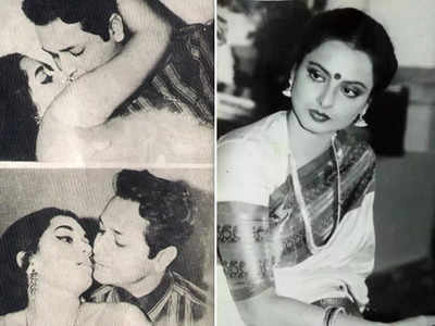 Rekha-Biswajeet controversial Film: 33 साल के हीरो ने 15 की रेखा को जबरन किया था Kiss, हुआ ऐसा विवाद 10 साल बाद रिलीज हुई फिल्म 