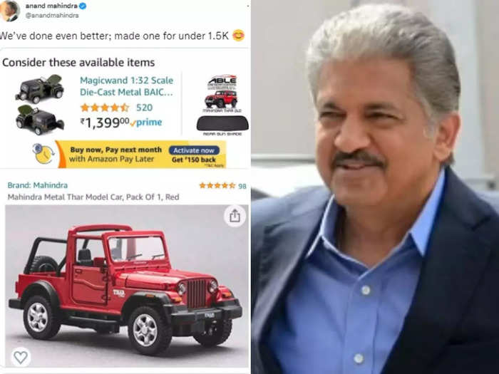 man ask anand mahindra to make cars for 10000 mahindras hilarious reply goes viral