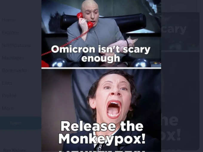 monkeypox: funny memes on new virus monkeypox after covid: कोरोना के बाद  मंकीपॉक्स वायरस ने दी टेंशन, अब वायरस पर memes हुए वायरल - Navbharat Times  Photogallery