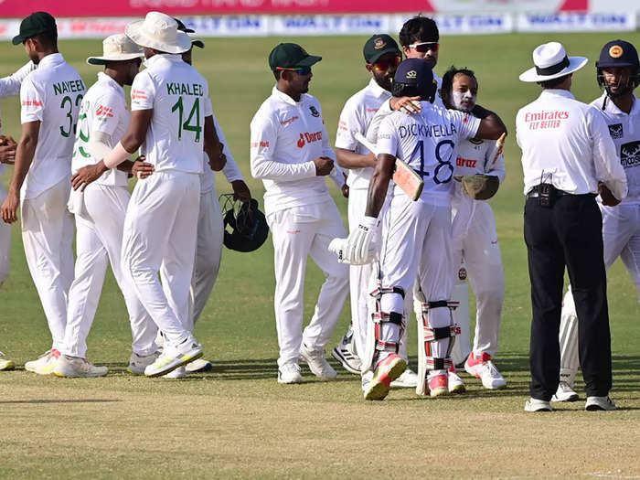 BAN vs SL 1st Test: निरोशन डिकवेला और चांदीमल ने बचाई श्रीलंका की हार, बांग्लादेश से पहला टेस्ट ड्रॉ