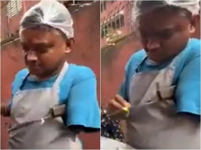 ias officer shared video of disabled man who is running pav bhaji stall