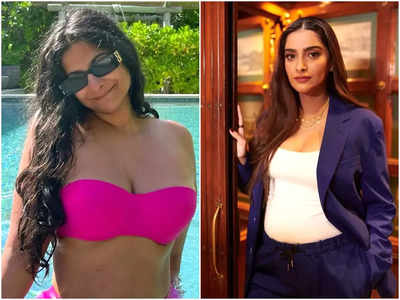 Rhea Kapoor Bikini Photos: रिया कपूर को मालदीव में बिकिनी में देख छटपटाईं प्रेग्नेंट सोनम कपूर, कर दी बहन वाली डिमांड 