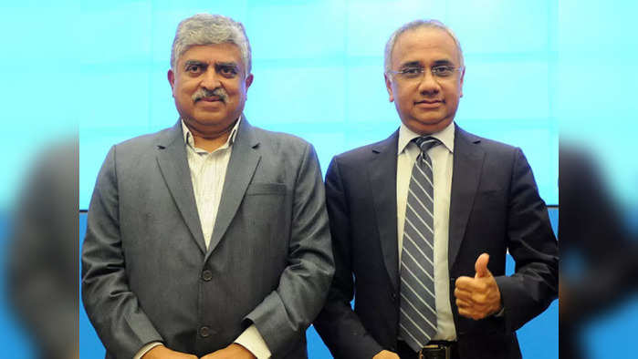 nandan nilekani and salil parekh : नंदन निलेकणी आणि सलील पारेख