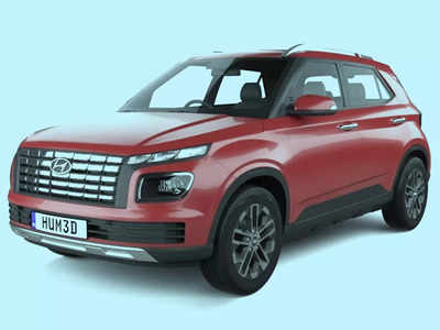 लॉन्च से पहले Hyundai Venue Facelift की लीक 3D तस्वीर देखें, लुक और फीचर्स जानें 