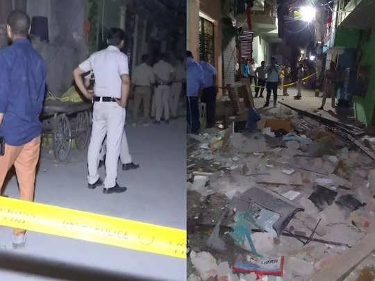 Delhi News : छतरपुर की बिल्डिंग में जोरदार धमाके से हड़कंप... दो फ्लोर ढहे, 3 लोग घायल, देखिए तस्वीरें 