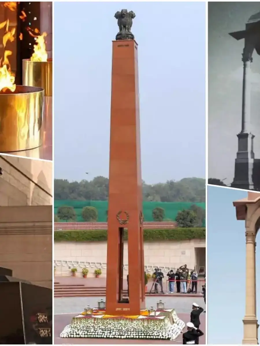 india gate news amar jawan jyoti shifted Inverted Rifle and the Helmet ...