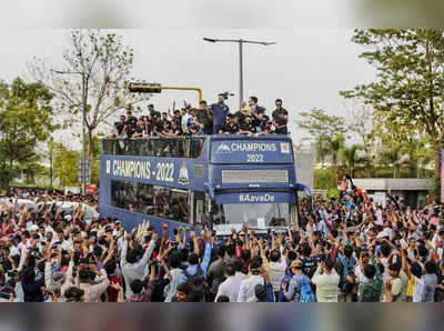 IPL 2022 ચેમ્પિયન બન્યા બાદ Gujarat Titansનો અમદાવાદમાં ભવ્ય રોડ શો, જુઓ Photos 