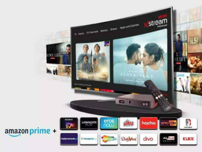 Airtel Xstream Entertainment + TV 1,099