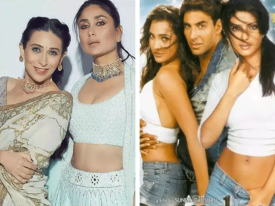 Andaaz के लिए Karisma और Kareena Kapoor थीं पहली पसंद! क्या कहते हैं इस बारे में प्रड्यूसर सुनील दर्शन? 