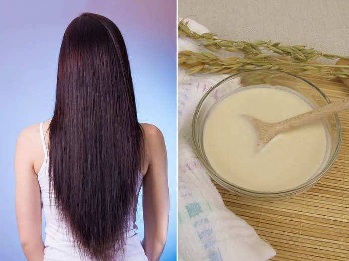 homemade hair mask to get permanent hair straightening at home