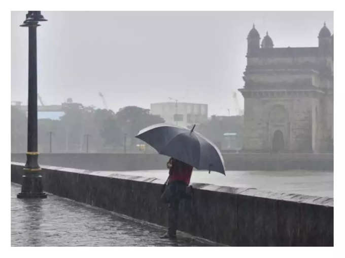 मुंबई समेत ठाणे, रायगढ़, पालघर, रत्नागिरी में बार‍िश का अलर्ट