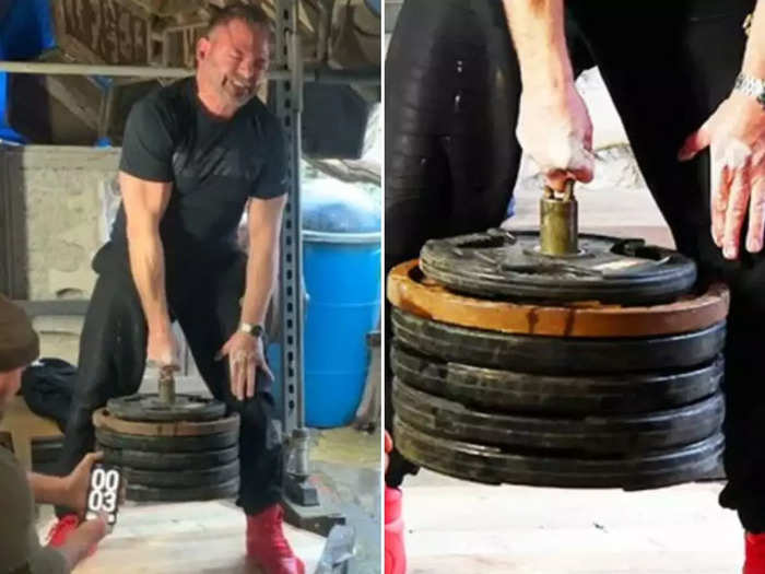 real bahubali: uk man lifts 129.5 kg with just one finger breaks world record