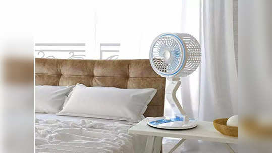 Rechargeable Fans: विजेशिवाय जबरदस्त कुलिंग देतो 'हा' पोर्टेबल पंखा, चार्जिंगवर चालतो अनेक तास, किंमतही कमी, पाहा डिटेल्स