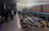 सिकंदराबाद रेलवे स्टेशन पर उपद्रवियों का तांडव, फूंकी ट्रेन, हिंसा के बाद 72 ट्रेनें रद्द, देखें तस्‍वीरें
