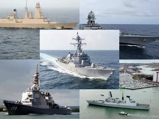 दुनिया के 10 सबसे ताकतवर युद्धपोत, एक तो भारतीय नौसेना में शामिल, चीन का हाल जानें 