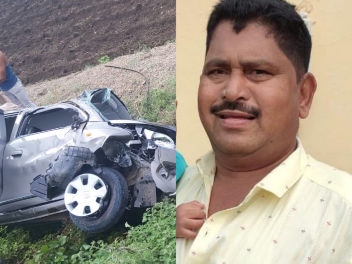 Maharashtra Parbhani Purna Car Bike Accident Death of a police sub-inspector