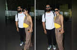 तस्वीरें: एयरपोर्ट पर दिखीं Mouni Roy, पेट पर लटके बैग पर अटकी सबकी नजर