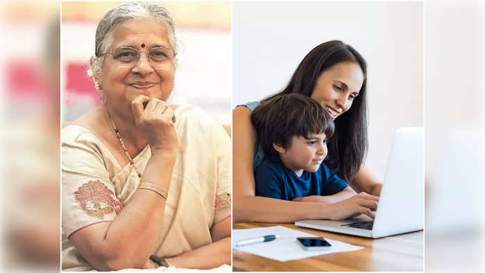 Sudha Murthy Tips for Working Mother : नोकरी करताना मुलांसाठी अपराधी भावना वाटतेय, सुधा मूर्तींचा नोकरी करणाऱ्या आईला मोलाचा सल्ला