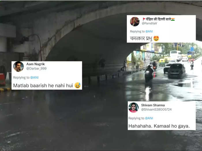 Delhi rain Minto Bridge video