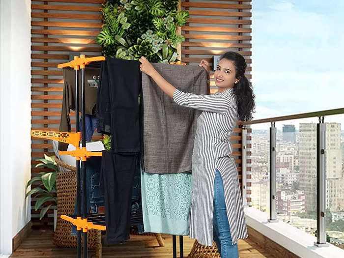 Cloth Drying Stand: వ‌ర్షాకాలంలో దుస్తులు ఆర‌బెట్ట‌డం ఎంతో సుల‌భం